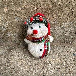 VTG‎ Cute Chibi Snowman Ornament Classic Christmas